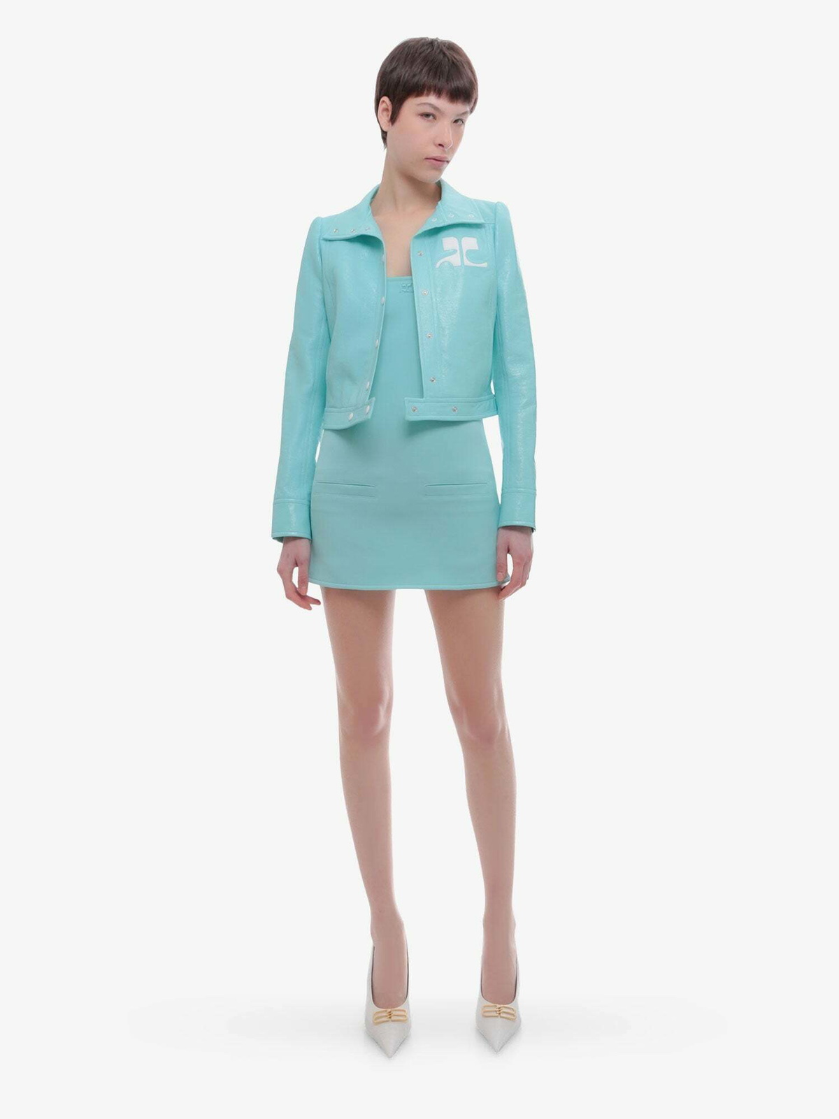 Courreges Dress Blue Womens Courreges Courreges Dress Blue Womens Courreges