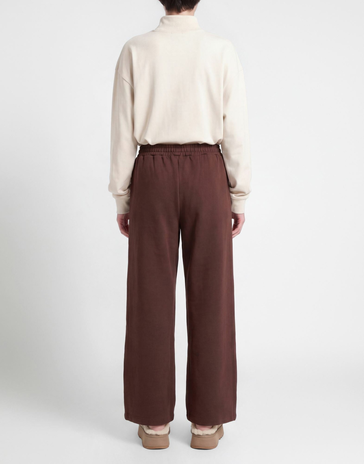 Laneus Womens Pants in Chocolate brown