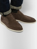 Loro Piana - Open Walk Suede Boots - Brown