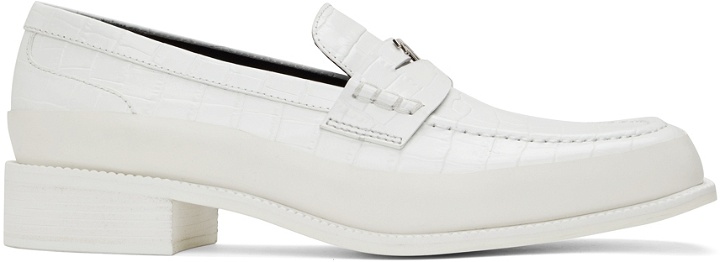 Photo: MISBHV White Croc 'The Brutalist' Loafers