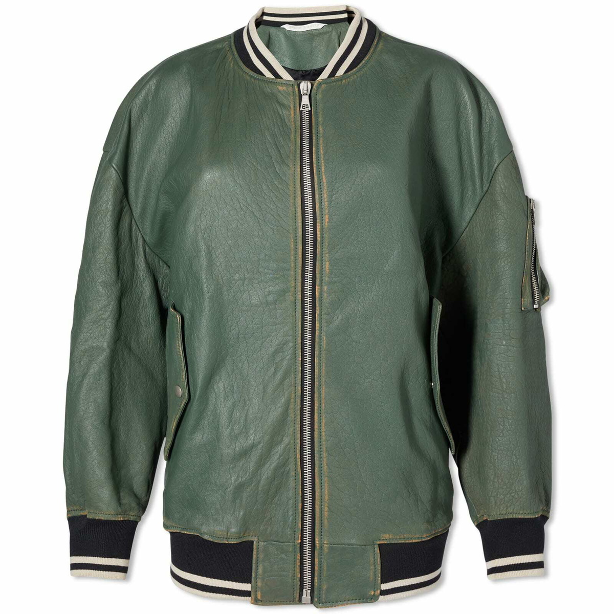 Tropical Palm Lead Island Print Women's Bomber Jacket