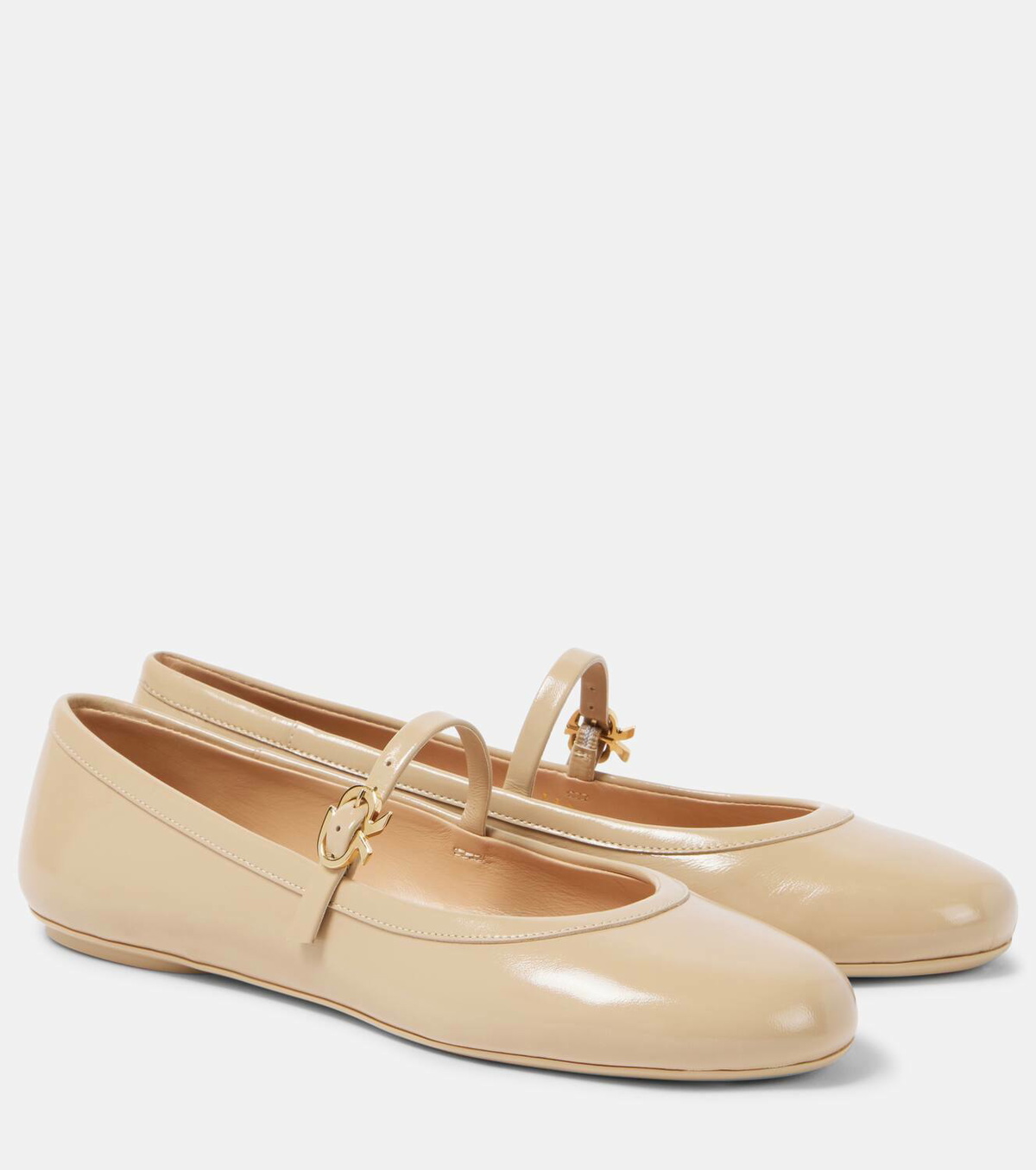 Gianvito Rossi Carla patent leather Mary Jane flats Gianvito Rossi