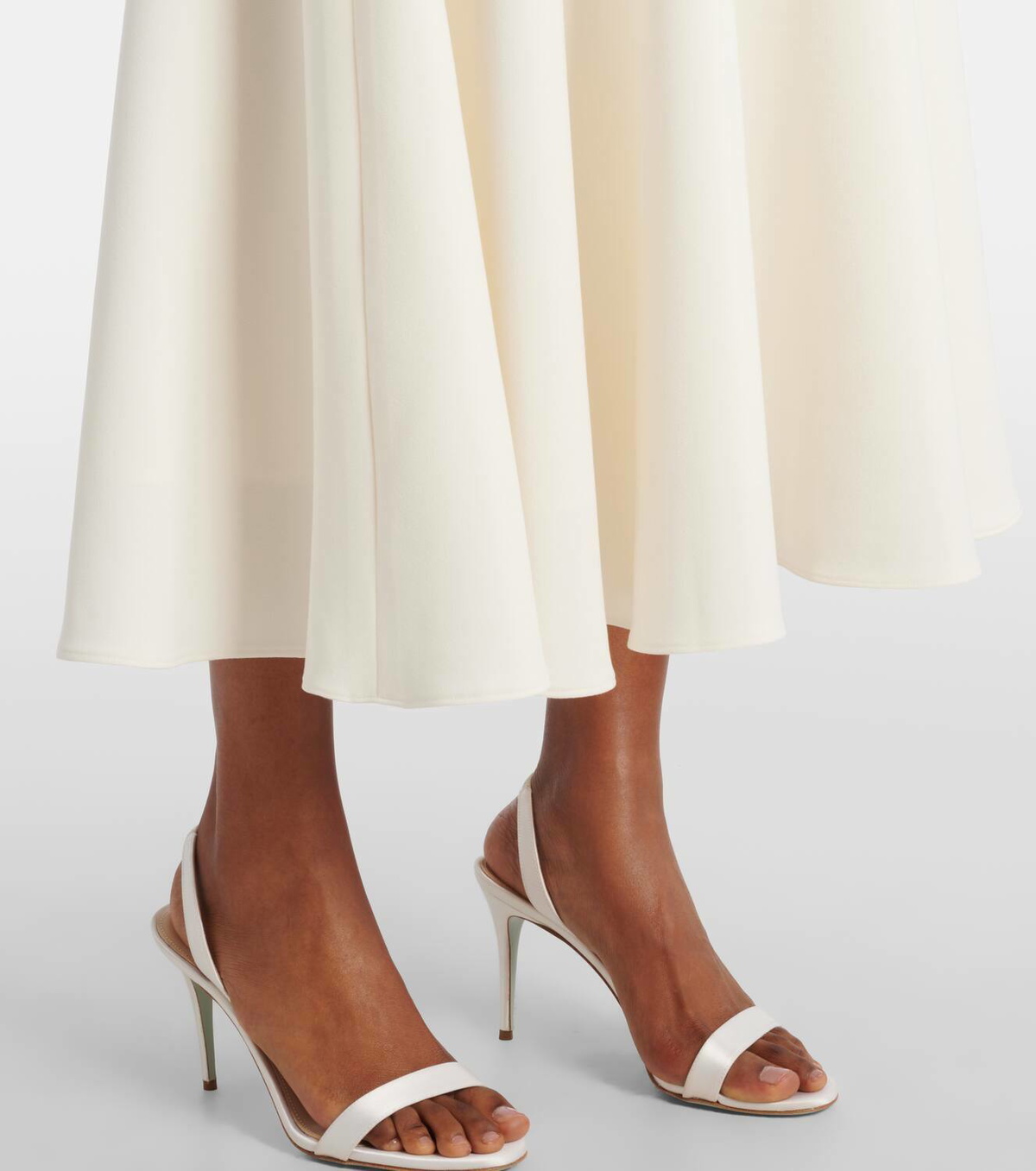 Safiyaa Belted A-line midi dress
