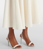 Safiyaa Belted A-line midi dress