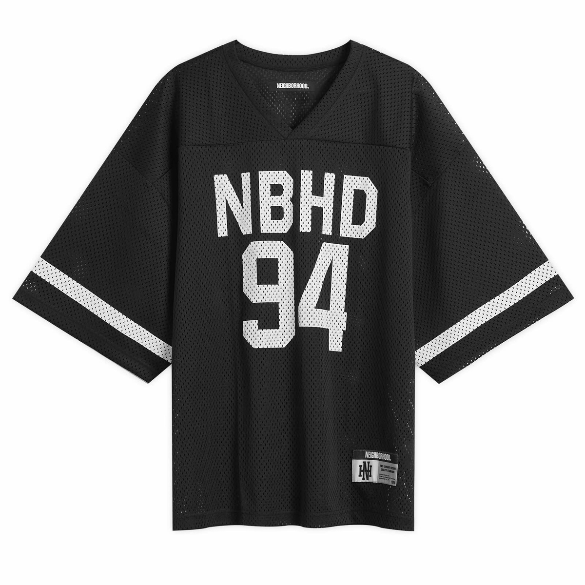 トップス NEIGHBORHOOD BASEBALL SHIRT SS - BLACK Neighborhood Men's Baseball Shirt in Black Neighborhood