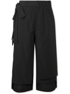 Craig Green - Layered Tie-Detailed Cotton Shorts - Black