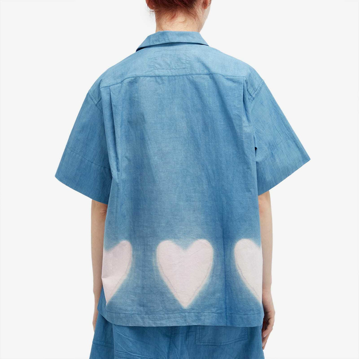 Story mfg. Women's Greetings Shirt in Heart Clamp