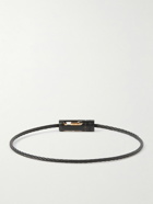 Le Gramme - 6g Recycled Titanium, Polished-Ceramic, Stainless Steel and 18-Karat Gold Bracelet - Black