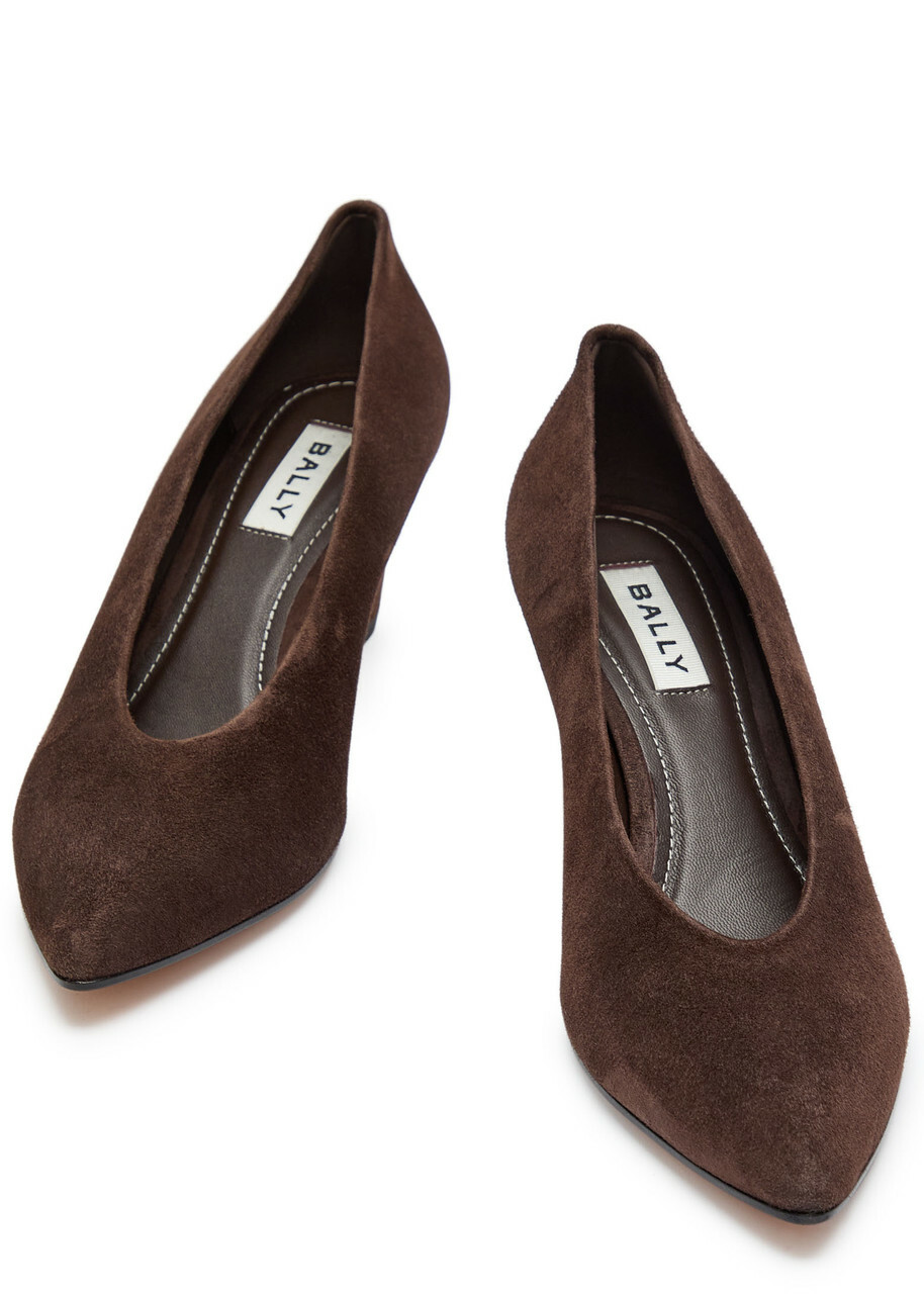 Bally Aline 55 Suede Pumps