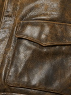 Polo Ralph Lauren - Polo Country Cracked-Leather Blouson Jacket - Brown