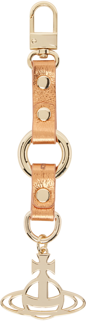 Vivienne Westwood Copper Crinkle Keychain