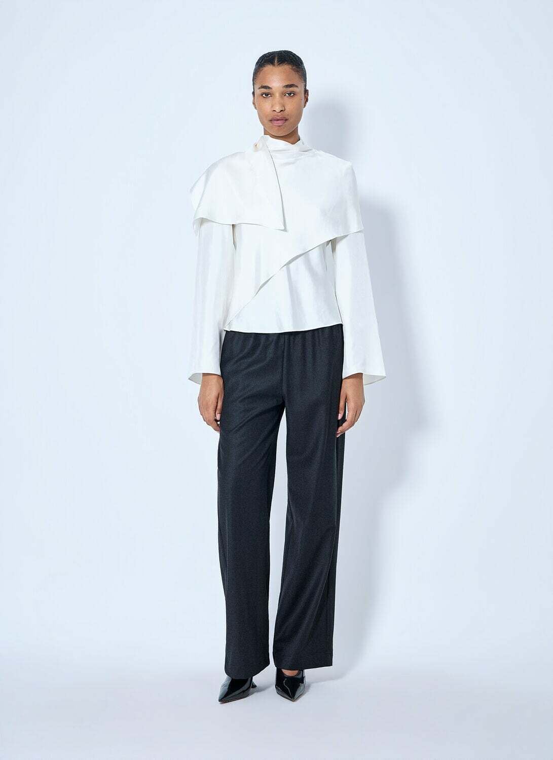 RÓHE Silk Foulard Top