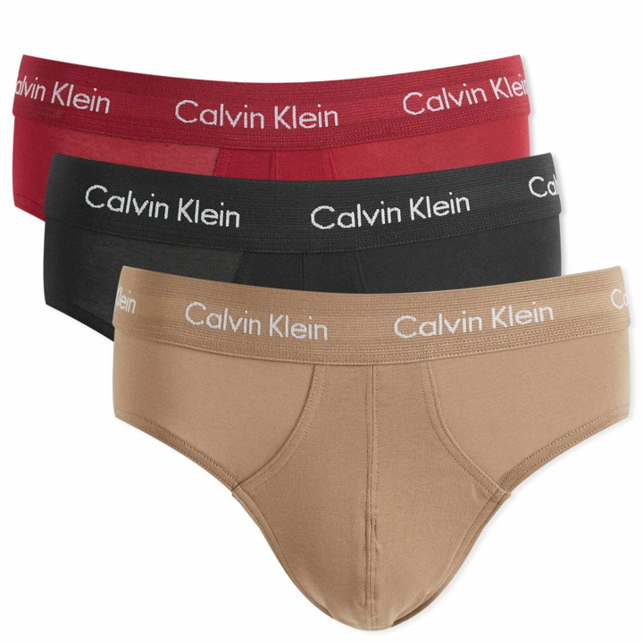 Photo: Calvin Klein Men's Hip Brief - 3 Pack in Multi