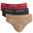 Calvin Klein Men's Hip Brief - 3 Pack in Multi