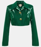 Miss Sohee Cropped silk jacket