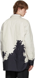 Dries Van Noten Grey Len Lye Edition Padded Shirt