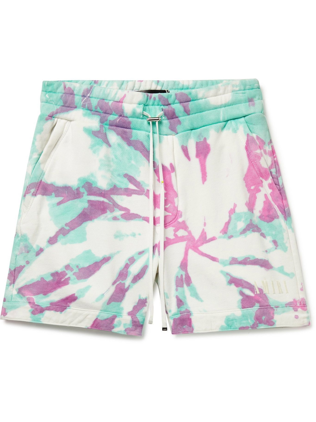 AMIRI - Tie-Dyed Loopback Cotton-Jersey Drawstring Shorts - Multi Amiri