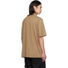 Simone Rocha Khaki Ruffle Rosette Boxy T-shirt