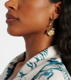 Erdem Embellished drop earrings