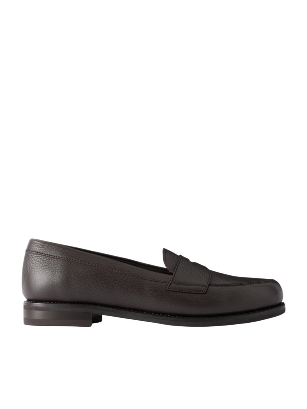 Photo: MORJAS - The Ivy Leather Penny Loafers - Brown