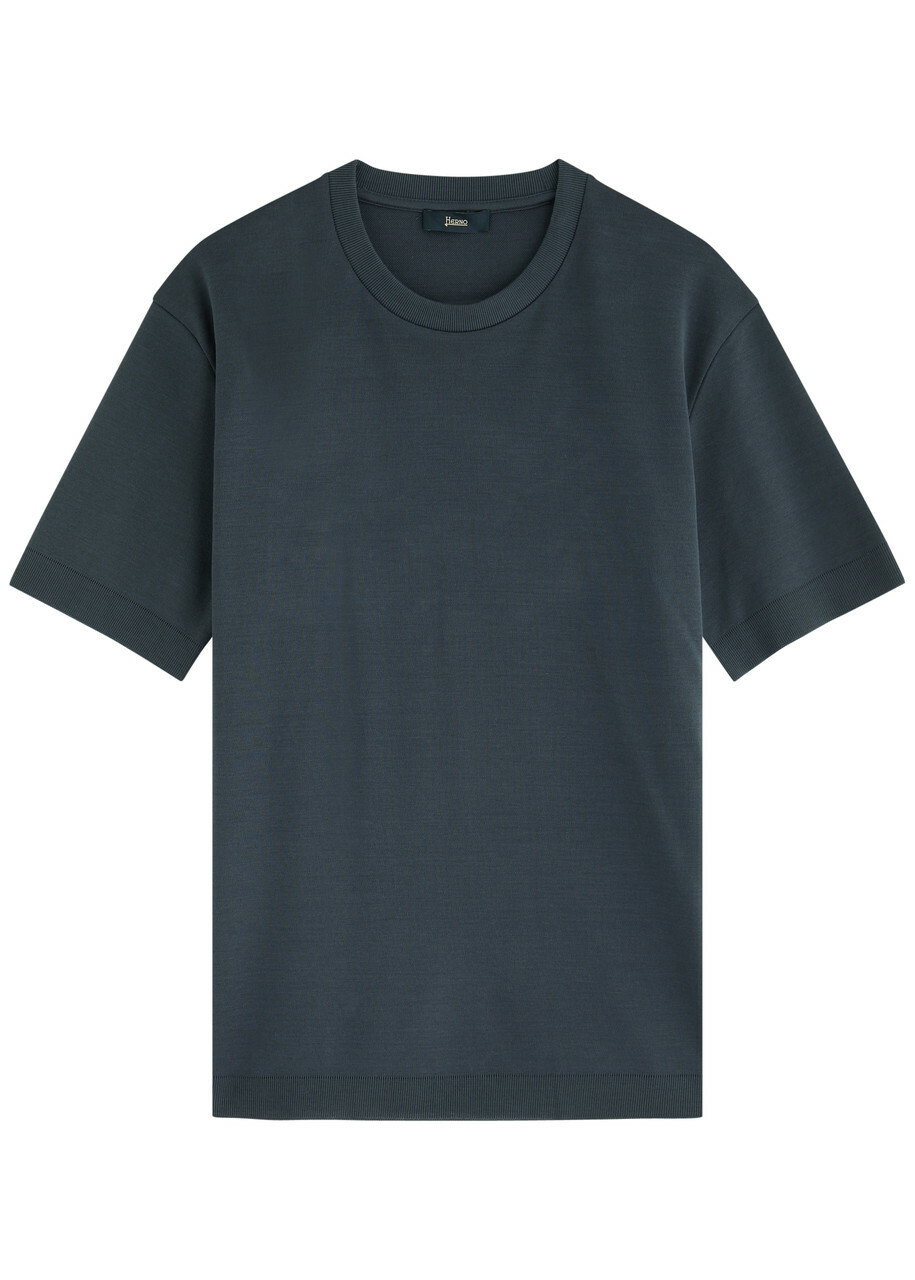 Herno Jersey T-shirt Navy
