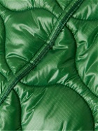 TAKAHIROMIYASHITA TheSoloist. - Oversized Padded Quilted Nylon-Ripstop Gilet - Green