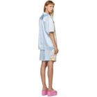 Im Sorry by Petra Collins SSENSE Exclusive Blue Graphic Shirt and Shorts Set