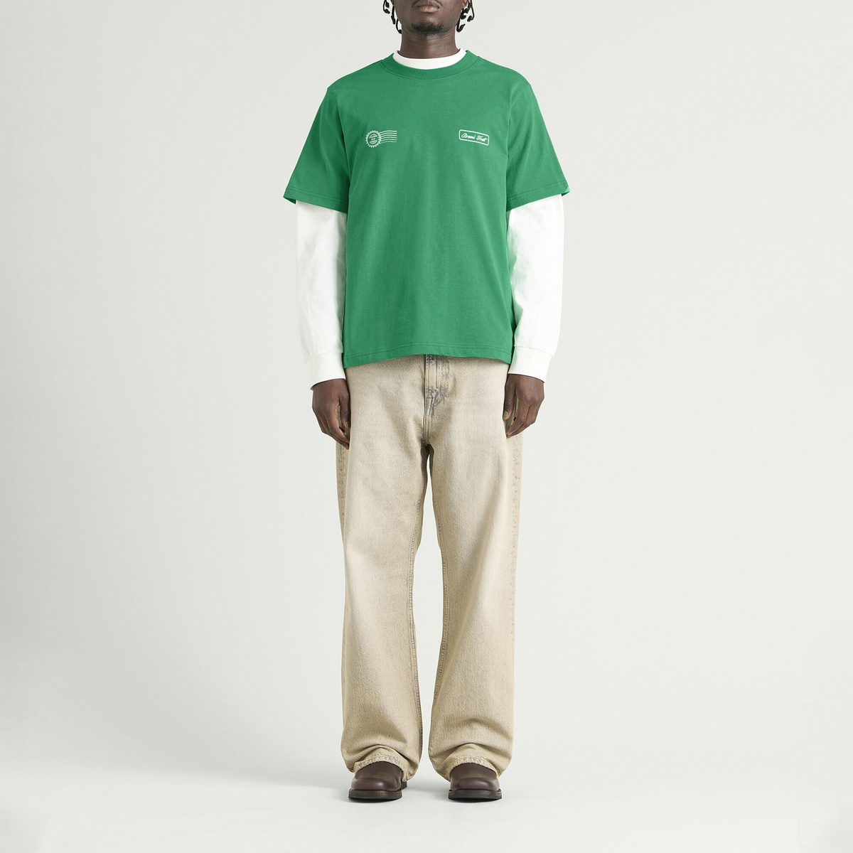 END. x Bram's Fruit Men's Tour T-Shirt in Green