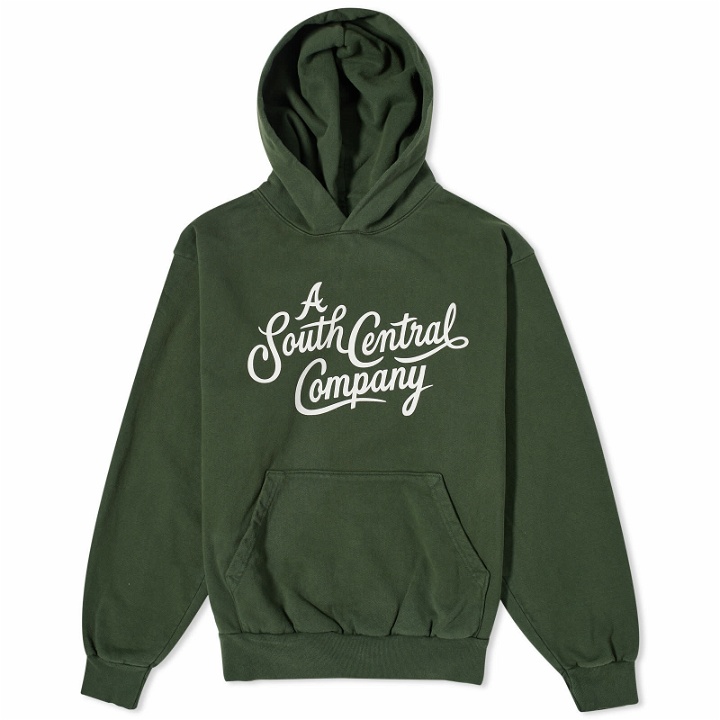 Photo: Bricks & Wood Men's A South Central Company Hoodie in Olive