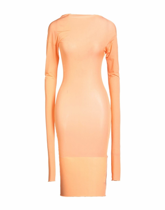 Photo: Dries Van Noten Womens Midi dress in Salmon pink