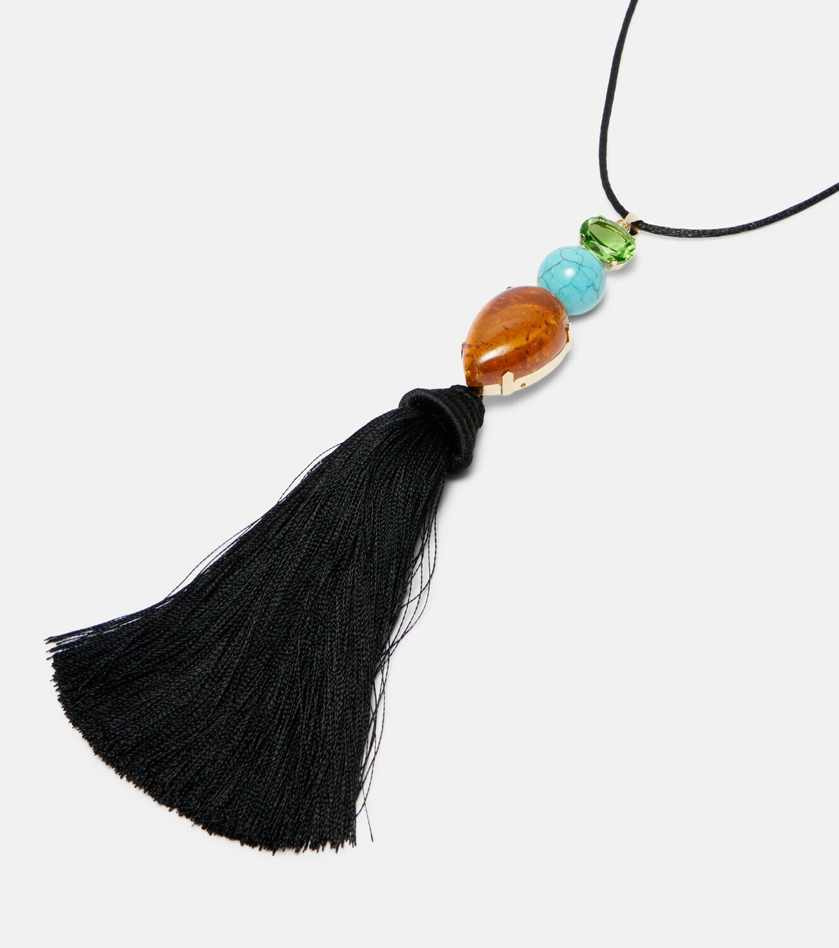 Jennifer Behr Izzie Tassel embellished necklace
