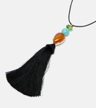 Jennifer Behr Izzie Tassel embellished necklace