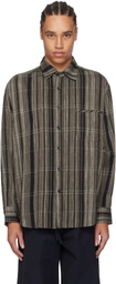Aviva Jifei Xue Brown Easy Shirt
