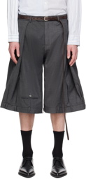 HODAKOVA Gray Suit Shorts
