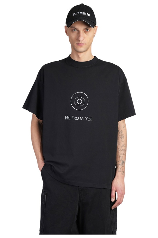Photo: VETEMENTS T-shirt In Black Cotton