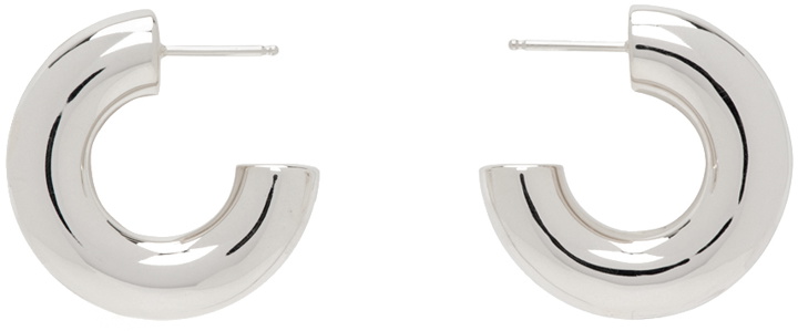 Photo: Sophie Buhai Silver Small Donut Hoop Earrings