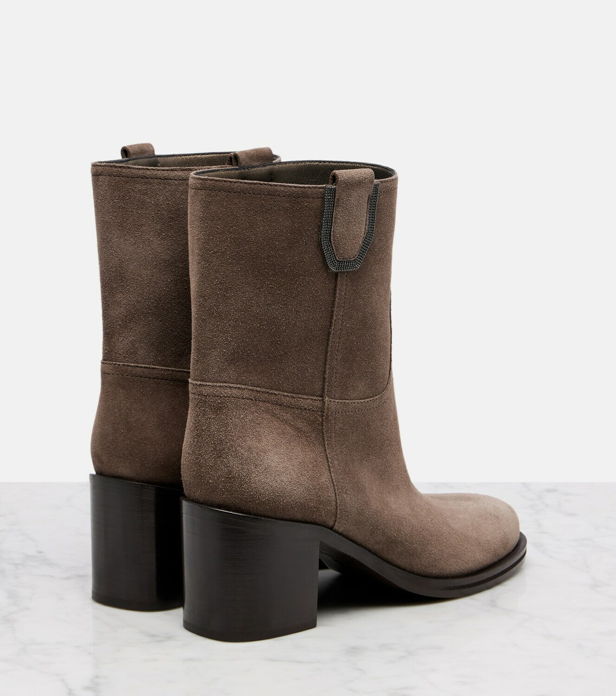 Brunello Cucinelli Suede ankle boots