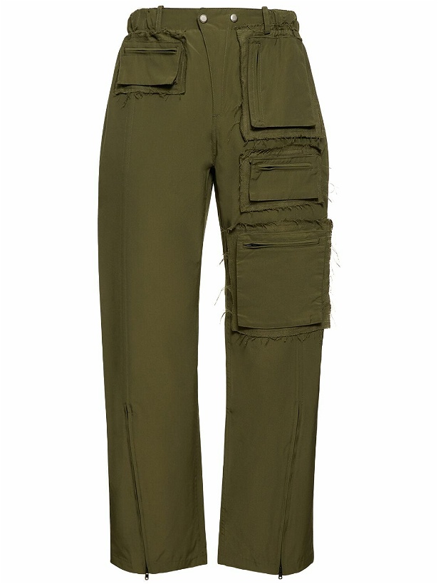 Photo: ANDERSSON BELL - Raw Edge Cotton Blend Cargo Pants