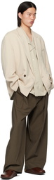 Studio Nicholson Taupe Loca Shirt