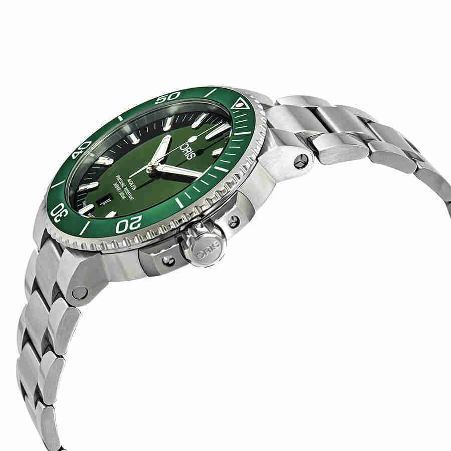 Oris Aquis Date Automatic Green Dial Mens Watch 01 733 7730 4157 07 8 24 05PEB Oris