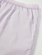 Stone Island - Marina Straight-Leg Mid-Length Logo-Print Swim Shorts - Purple