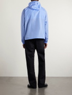 Burberry - Clapton Logo-Appliquéd Shell Hooded Jacket - Blue