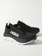 Hoka One One - Gaviota 5 Rubber-Trimmed Mesh Running Sneakers - Black