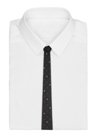 Alexander Mcqueen Skull and Star-jacquard Silk tie - Black - One Size