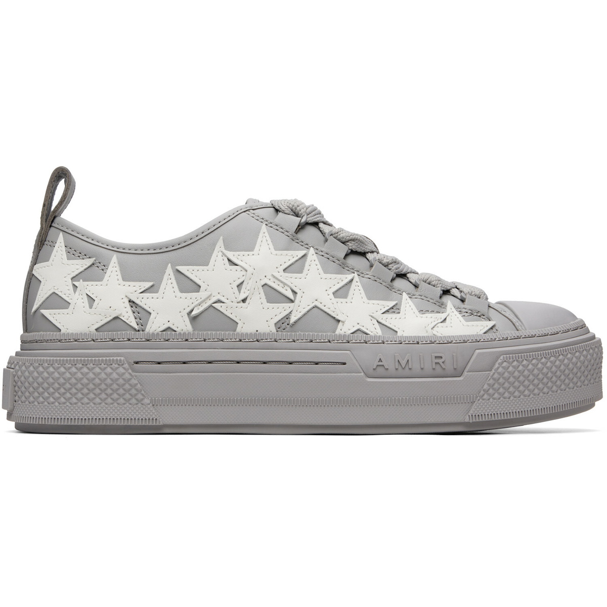AMIRI Gray Stars Court Low Sneakers