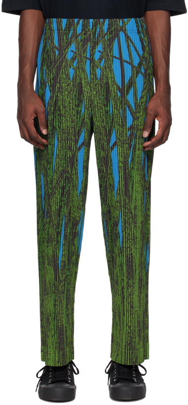 Photo: HOMME PLISSÉ ISSEY MIYAKE Green Grass Field Trousers