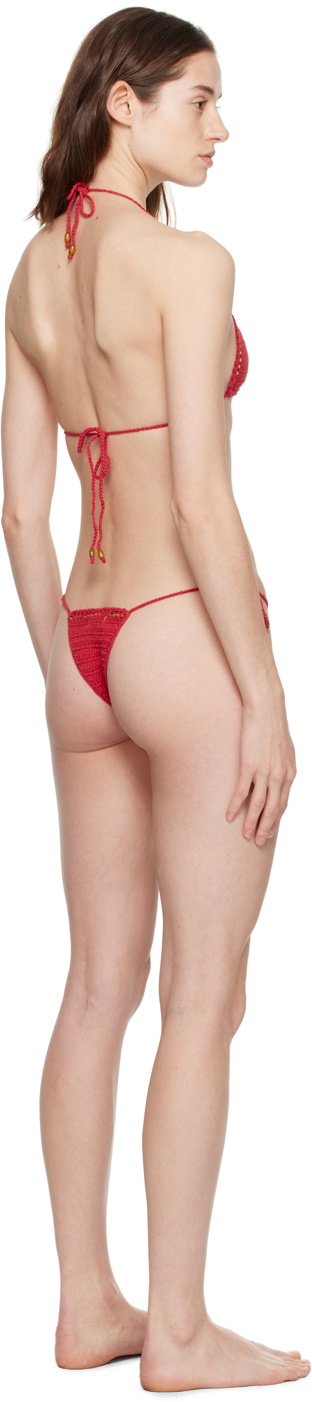 Akoia SSENSE Exclusive Red Manik Bikini