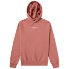 Drôle de Monsieur Men's Centre Logo Popover Hoody in Scarlet