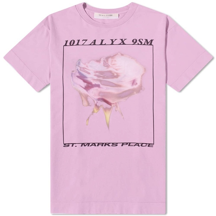 Photo: 1017 ALYX 9SM Men's Icon Flower T-Shirt in Pink B