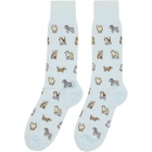 Paul Smith Three-Pack Multicolor Printed-Graphic Socks